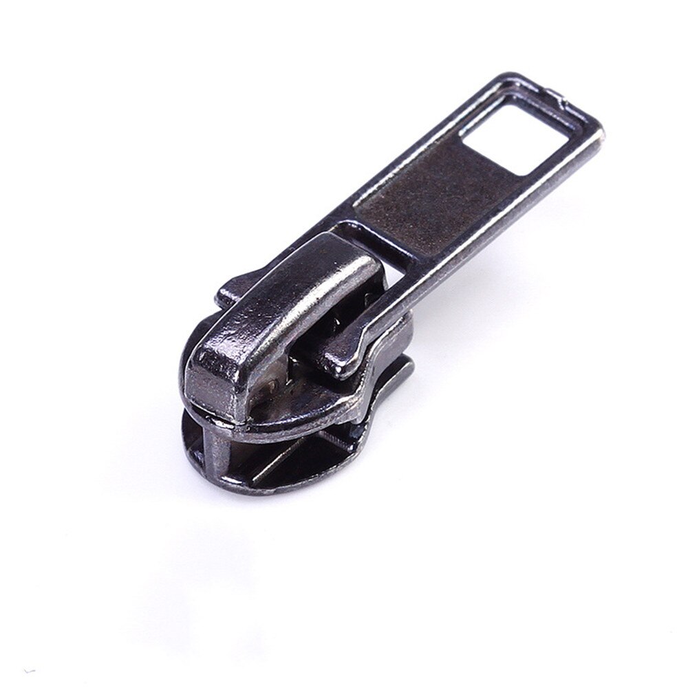 10 teile/satz 3 # Metall-reißverschluss Schieberegler Reißverschluss Kopf ziehen Ersatz Reparatur Bausatz Bekleidungs Tasche DIY Postleitzahl Befestigungen Zubehör schiff: 8