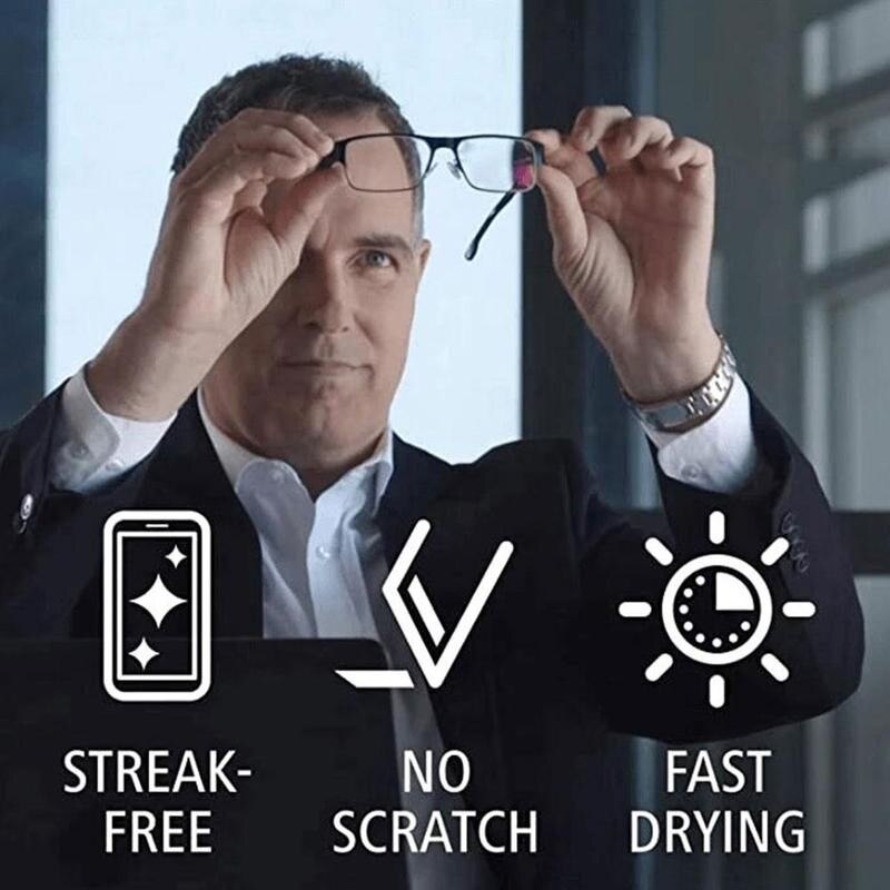 Anti-tåge briller klud genanvendelig forhindre tåge til briller klud briller unisex universal linse brille tilbehør  o1 m 5