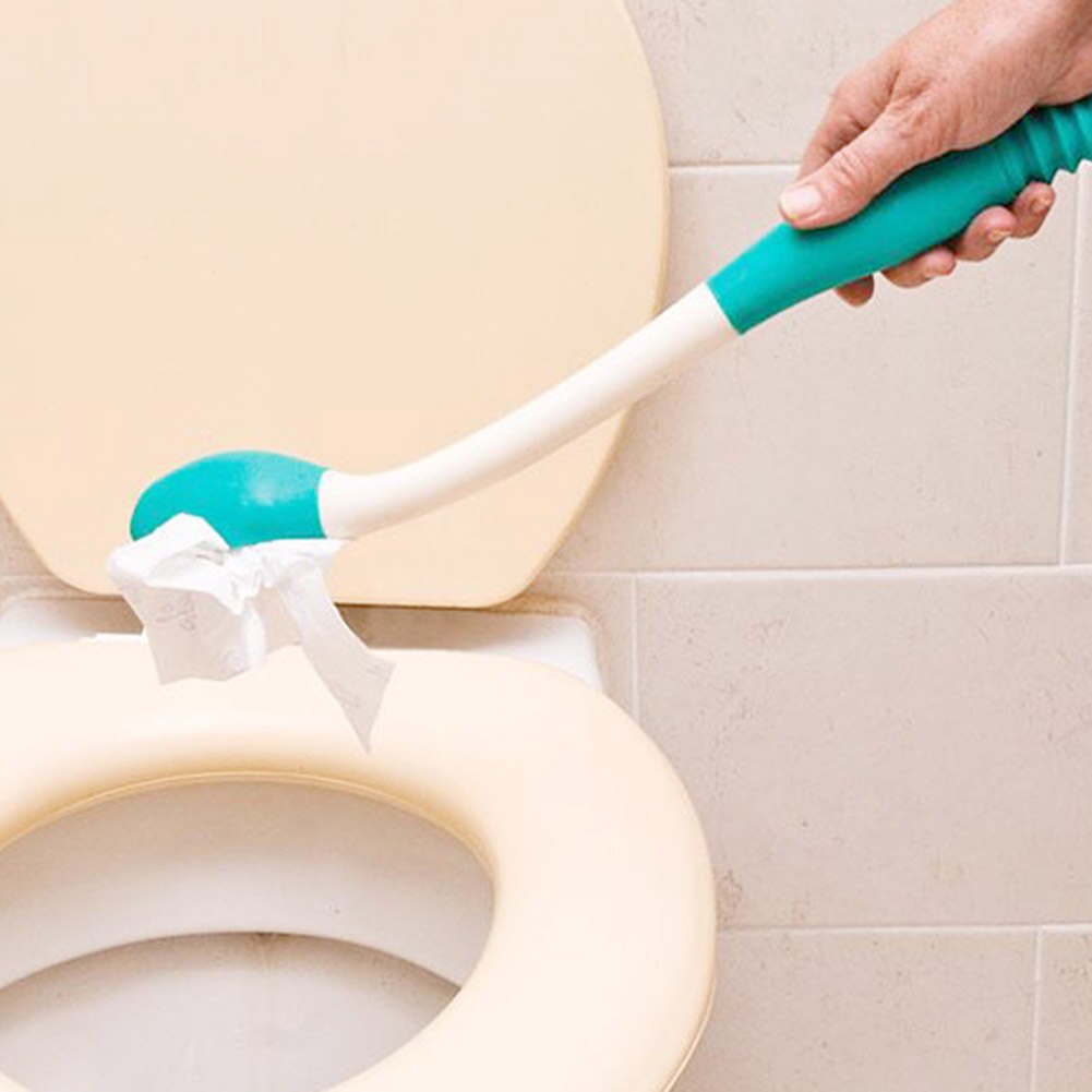 Toilet selvaftørring hjælpemidler lang rækkevidde viskerpapir greb hjælpepapirholder til ældre badeværelsesarmatur tilbehør
