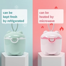 Milk Powder Box Baby Milk Powder Portable Cute Pig Food Storage Box Essential Cereal Infant Toddle Snacks Container No Bpa
