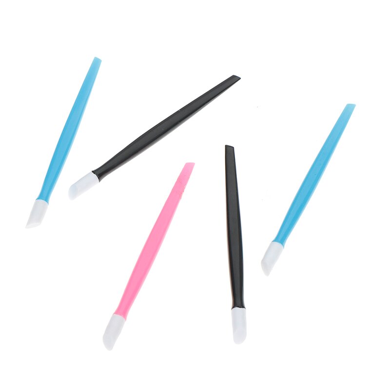 Removedor de cutícula y piel muerta para uñas, Palito para manicura, herramientas para uñas, al azar, 2/5 Uds., removedor de cutículas, pluma para molienda de uñas