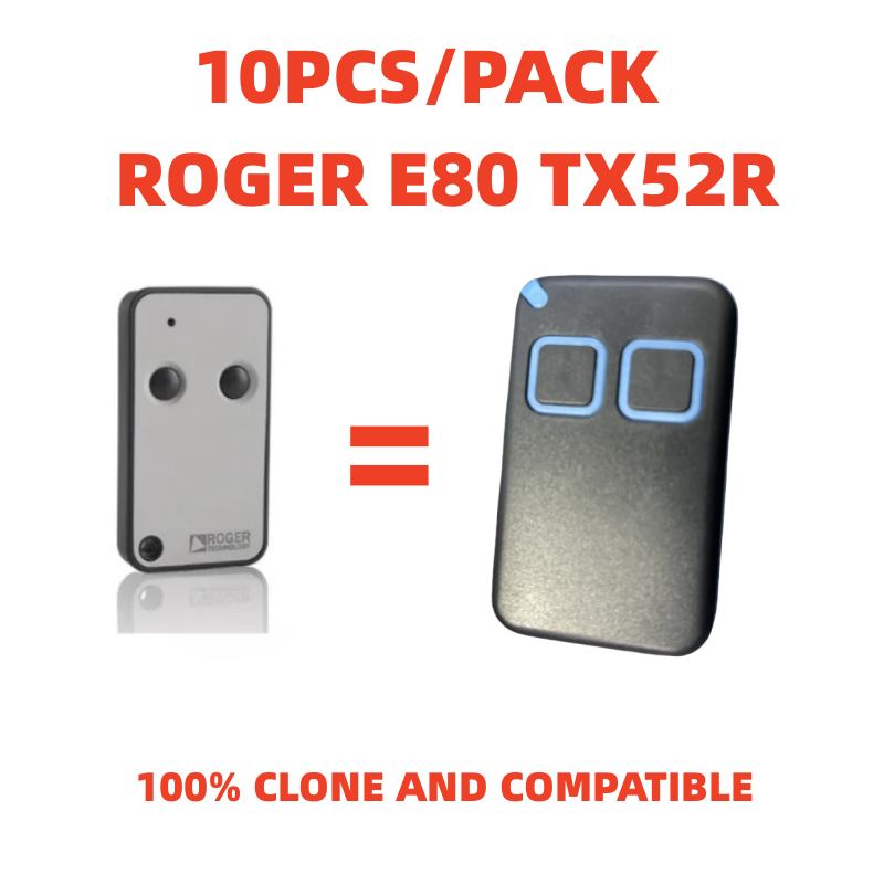 ROGER Remote H80 TX22 E80 TX54R TX52R M80 TX44R Remote Garage Door Opener Barrier Gate Control ROGER Remote Control 433.92Mhz: PURPLE