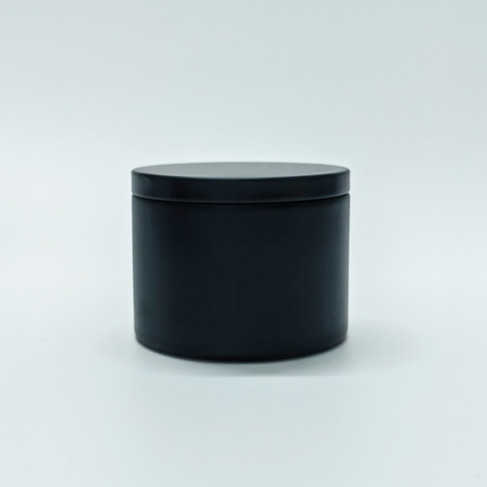 8oz 240ml Round Candle tins Empty Containers scented Candle Jars with lid Bulk for Candle Making Supplies Candy Tea Storage Box: black 1