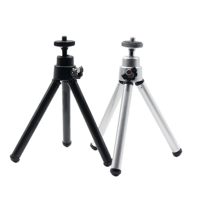 Two Sections Desktop Mobile Phone Bracket Mini Tripod Camera