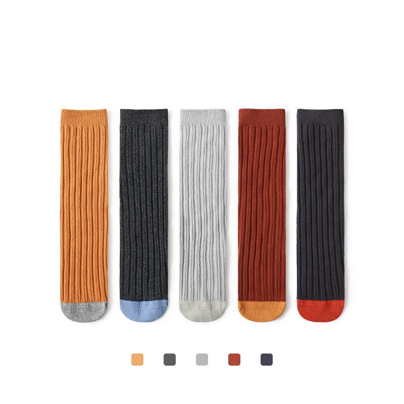 10 Paar/partij Pasgeboren Baby Splicing Student Knie Hoge Sok Voor Jongen Meisjes Kinderen Voet Die Warmer Lange Baby Knieën Sokken: Mix Colors