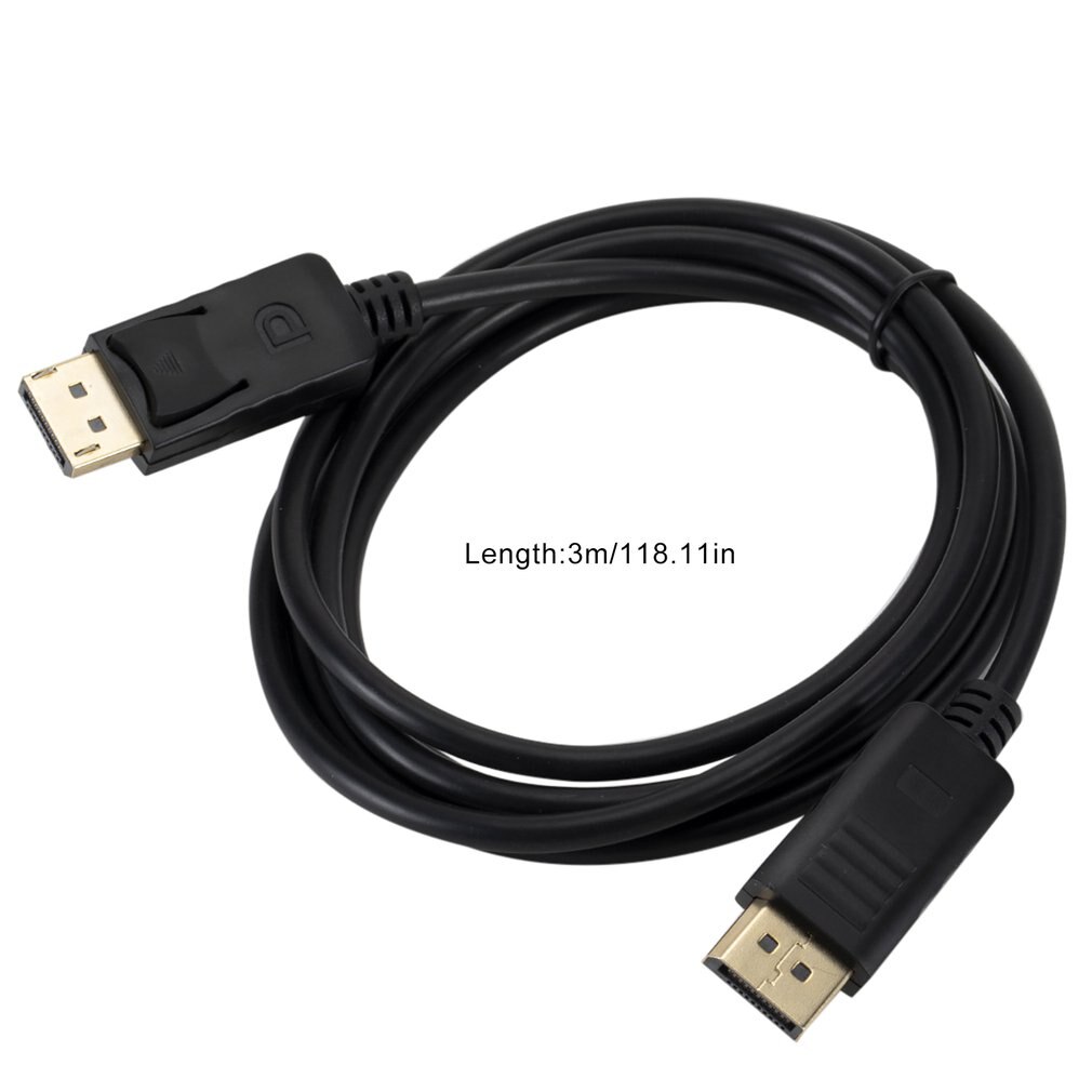 Displayport Cable Connection Dp To Dp Line 1.8M 3M Large Dp Male To Male Dp To Dp Adapter Connection Cable