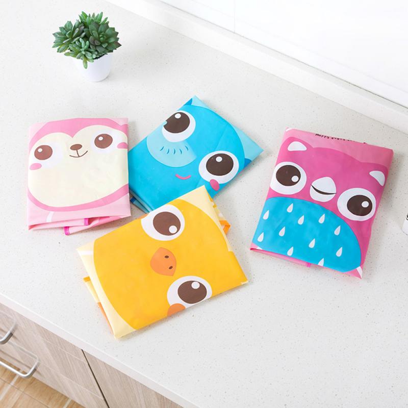 1 Set Children Cartoon Apron Cuff Kit Kitchen DIY Baking Painting Pinafore+Arm Sleeve Waterproof Aprons Kitchen Accessories