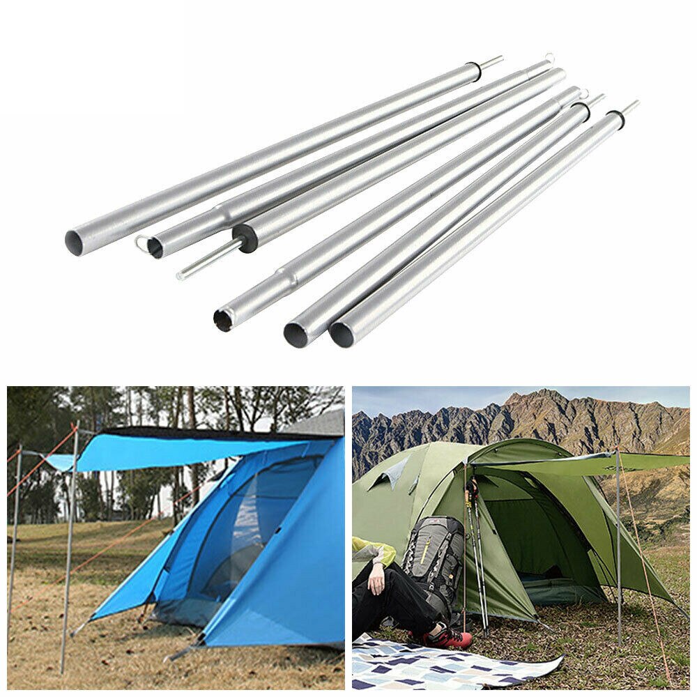 2 Stks/set Universele Ijzer Verstelbare Outdoor Camping Tarp Telescopische Tent Polen Tuin Zonnescherm Outdoor Camping