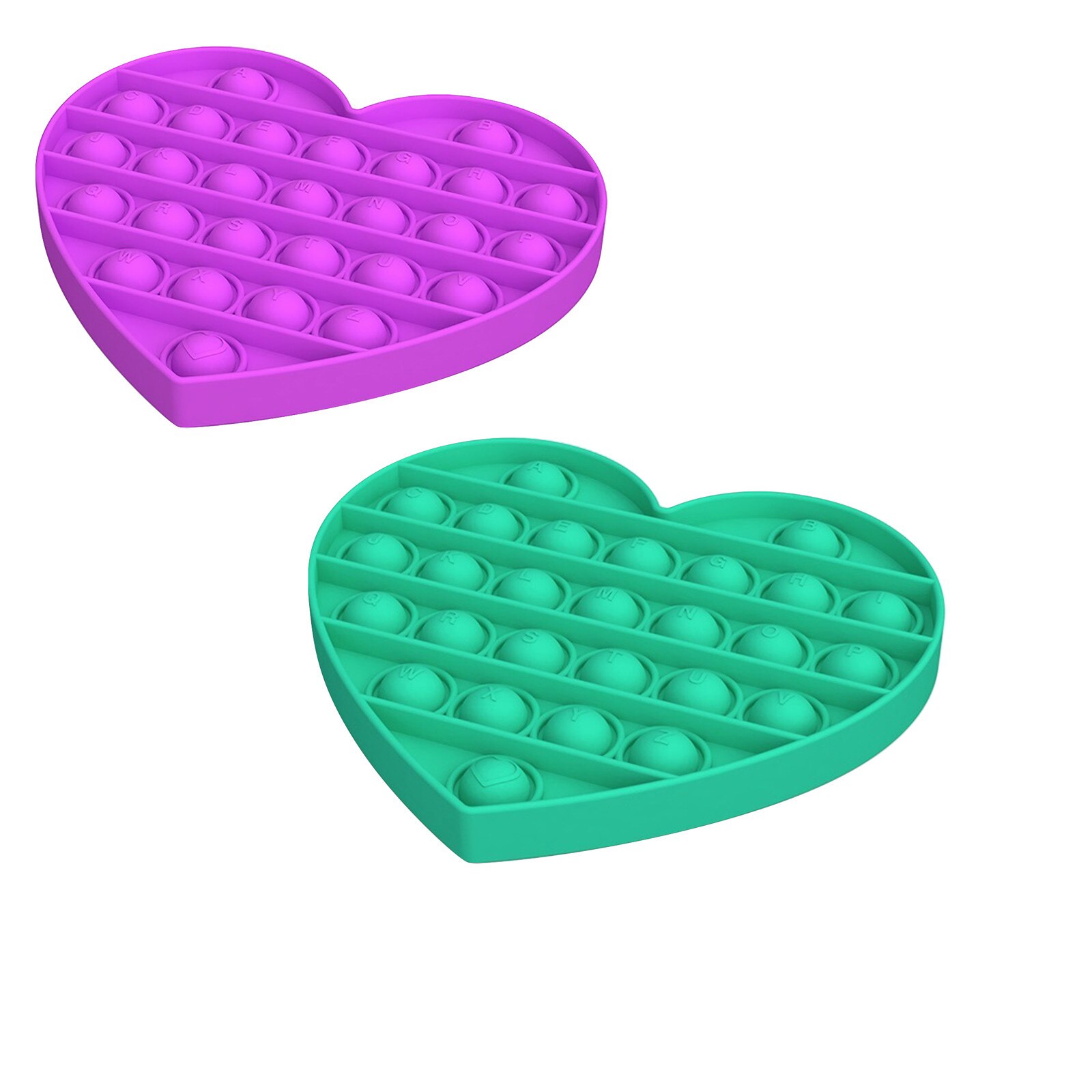 Zabawki antystresowe Bubble Popping gra Push Fidget zabawka sensoryczna śmieszne dorosłe dzieci reliever stres zabawki silikonowe autyzm specjalne potrzeby: K-2PCS