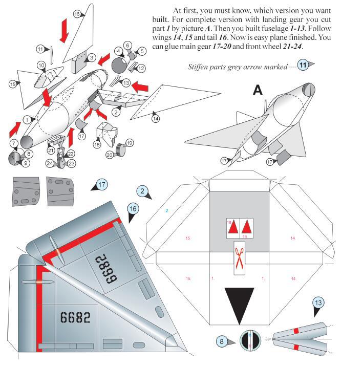 1: 48 amerika xf -92a delta wing test maskine papir model håndlavet diy aktivitet hjemmearbejde aihao