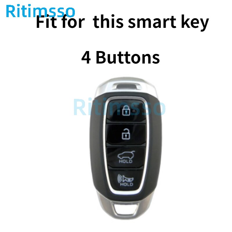 Kolfiber abs bilnyckelfodral nyckelskydd till hyundai  i30 ix35 kona encino solaris azera grandeur ig accent santa fe palisade