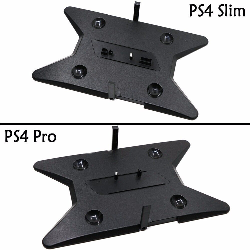 PS4 Pro / PS4 Slim Vertical Stand 2in1 with Dual Controller Holder Station and Dual Micro USB Charging Cable for PS4 Slim Pro