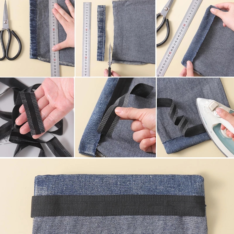5M zelfklevende broek plakken zoom tape opstrijkbare broek rand inkorten reparatie naaien accessoires pak jeans broek naaien stof tape
