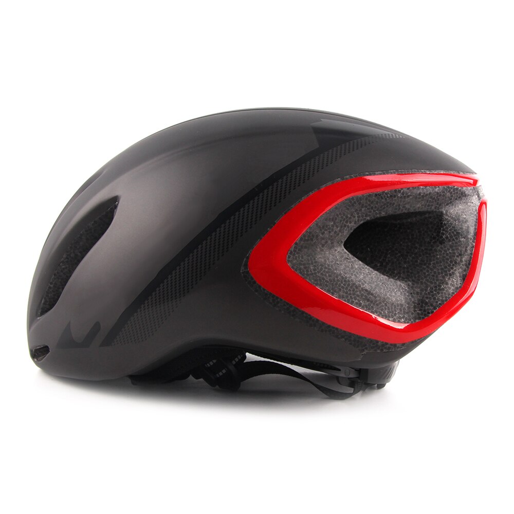 Rød cykelhjelm landevejscykelhjelm aerohjelm voksne mænd triathlon tri race cykel tt hjelme casco ciclismo bicicleta hombre