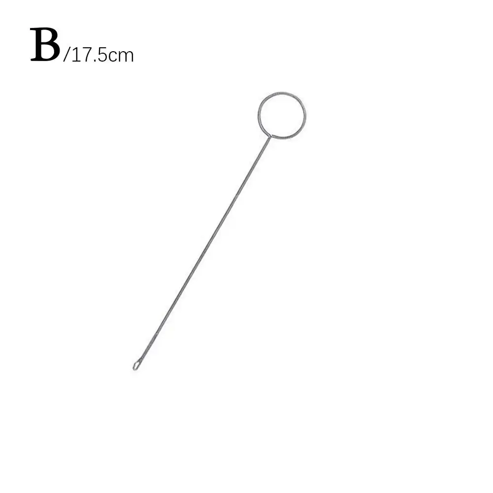 Naaien Loop Turner Hook RVS Loop Turner met klink voor stoffen buisriemen Strips DIY breien naaiaccessoires: Licht Groen