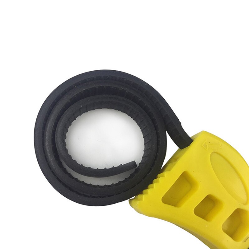 500mm Non-slip Pipeline Wrench Rubber Strap Wrench Jar Lids Tighten Loosen Plumbing Tool Universal Oil Filter Spanner