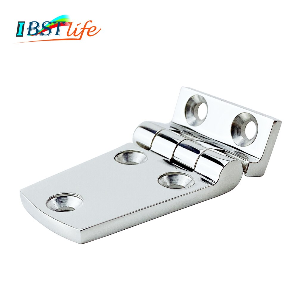 316 Stainless Steel Flush Door Hatch Compartment Folding Bending Hinge Deck Hinge Door Strap Butt Hinge Boat Marine Accessories