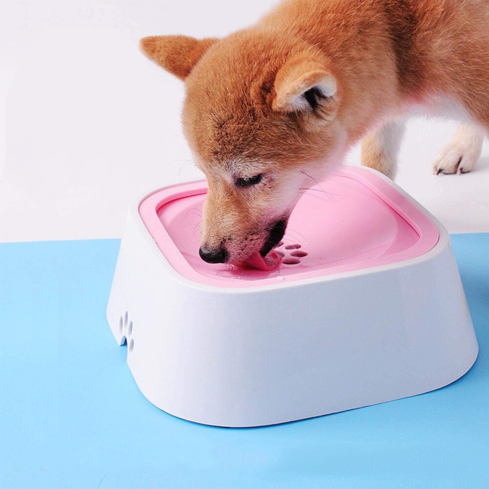 UPSKY 1.5L ciotola per cani senza versamento mangiatoia per acqua lenta bocca antibagnatura ciotola per gatti uso del veicolo distributore di acqua per animali domestici antiscivolo ciotola per acqua