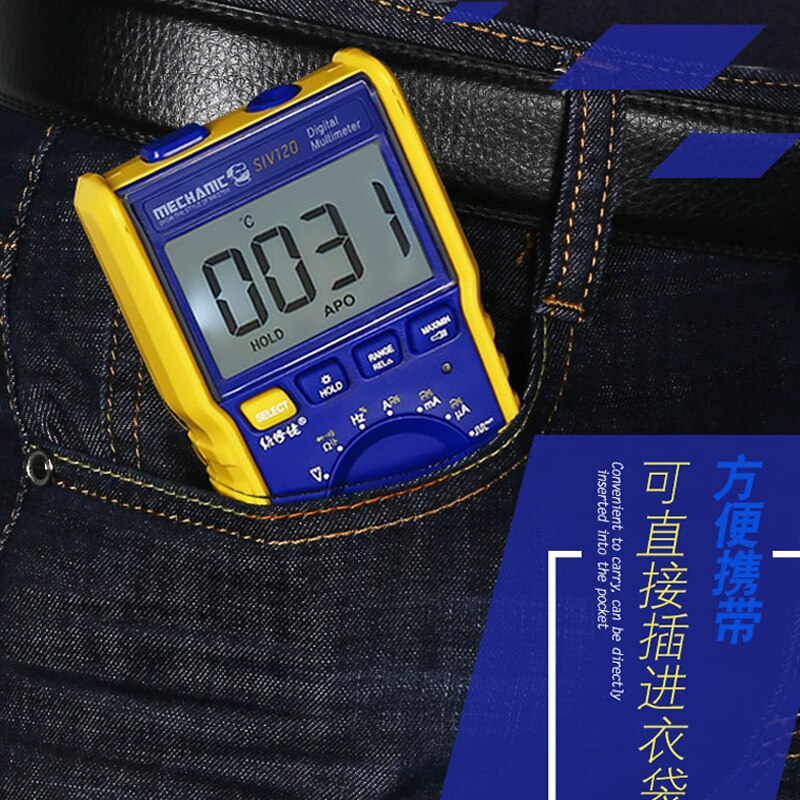 Mehcanic SIV120 SIV119 Latest Multimeter MECHANIC Mini Smart Multimeter Range Mobile Phone Repair Dedicated