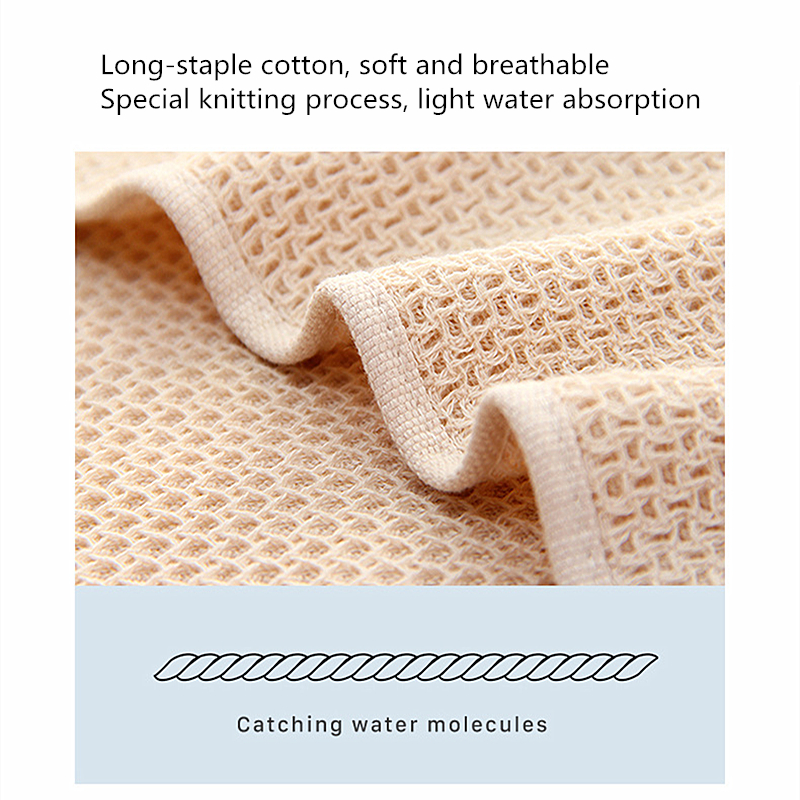 Effen Kleur Wafel Badhanddoek Grote Super Absorberende Strand Handdoeken Katoen Draagbare Honingraat Gezicht Handdoek Set Voor Home Hotel Reizen