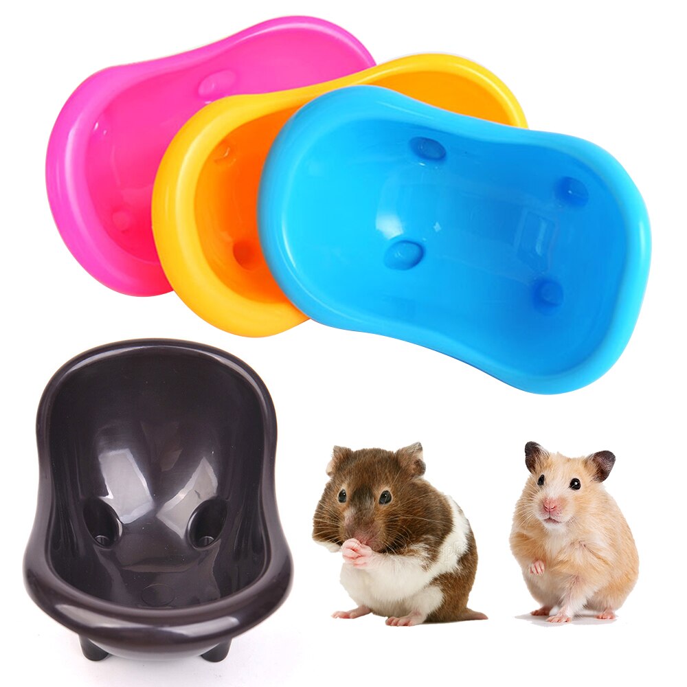 Vendita calda mini criceto gerbillo vasca da bagno piccoli animali domestici bagno sabbia telecamera animale domestico vasca creativa bagno carino custodia da bagno