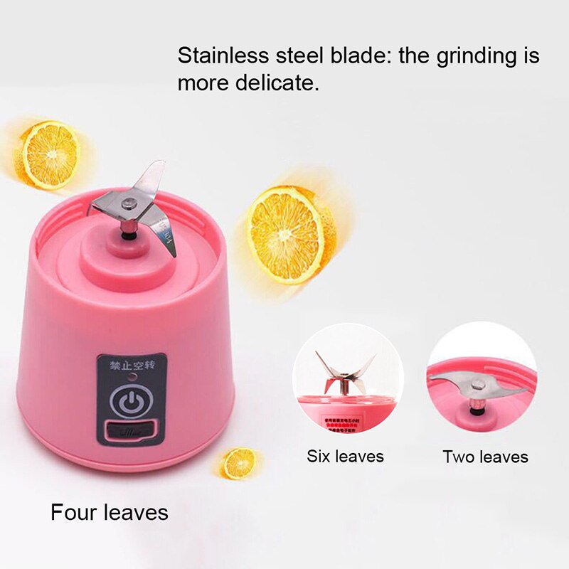 Portable Electric Fruit Citrus Juicer Bottle Handheld Smoothie Maker Juice Blender GR5