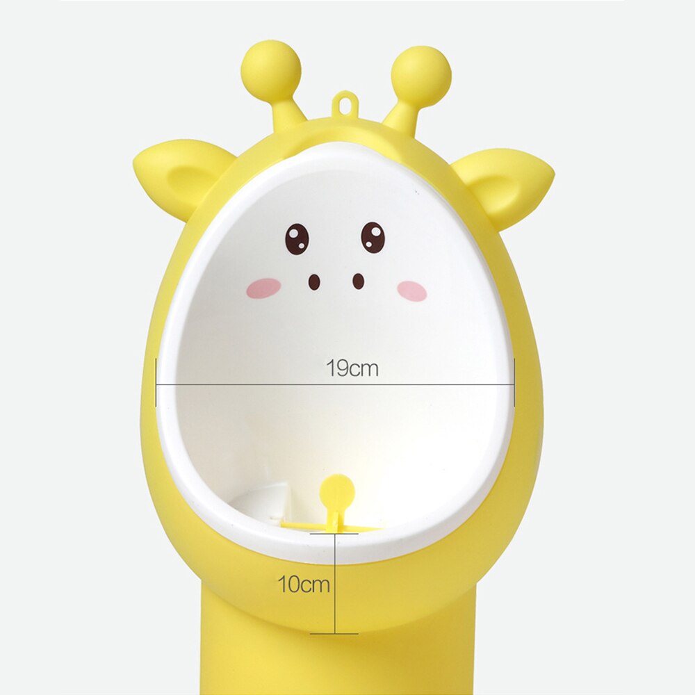 Kids Boy Urinal Toddler Wall-Mounted Hook Potty Toilet Training Learn Stand Vertical Adjustable Urinals Animal Boy Pee Toilet