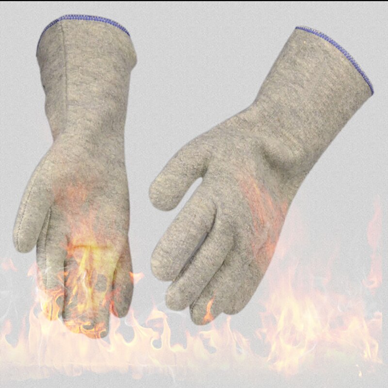 200 grader värmeisoleringshandskar högtemperaturbeständig handske flamskyddande brandskyddande aramidfiber arbetshandske