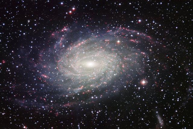 0766A Galaxy Space Stars Nebula Landschap-Muursticker Zijde Poster Light Canvas Decoratie