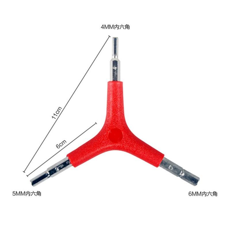 3 Way Y Shape Wrench Bicycle Spanner Socket Set Bicycle Maintenance Kit Bike Wrench Outer Hexagon Wrenches MTB Repair Tool TSLM1