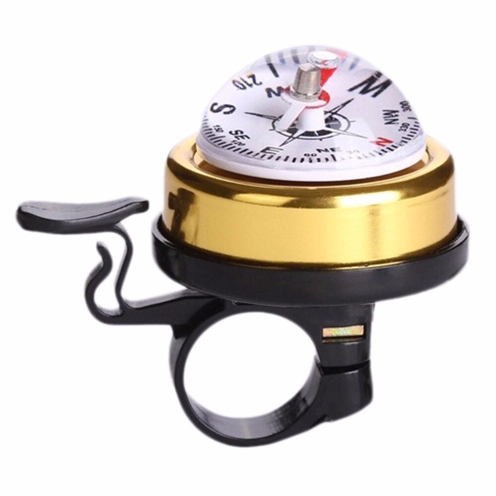 Brújula bicicleta timbre montaña timbre bocina de bicicleta cuerno anillo Metal plástico ciclismo alarma con guía al por mayor práctico y cómodo