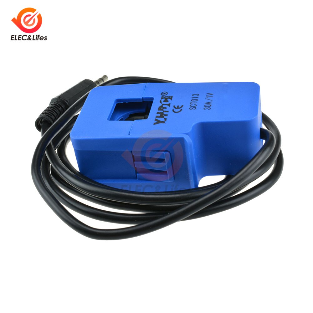 15A 20A 30A 50A 100A SCT-013 0-100A Open-Close Current Transformer Non-invasive AC Current Sensor Split Core Current Transformer