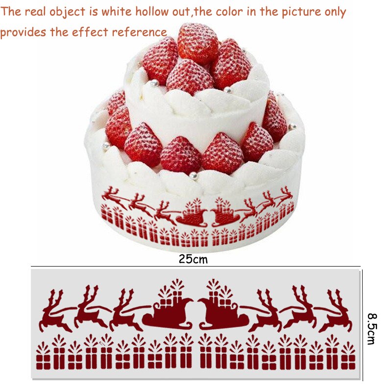 DIY Stil Schokolade Fondant Druck Schablone Hohl Zucker Sieb bilden Hochzeit Kuchen Schablone Rand Dekoration Vorlage Backen Werkzeuge: 75050