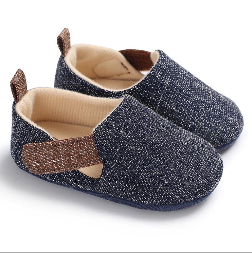 -né bébé berceau chaussures fond souple anti-dérapant Gentleman chaussures chaussures infantile garçon chaussures