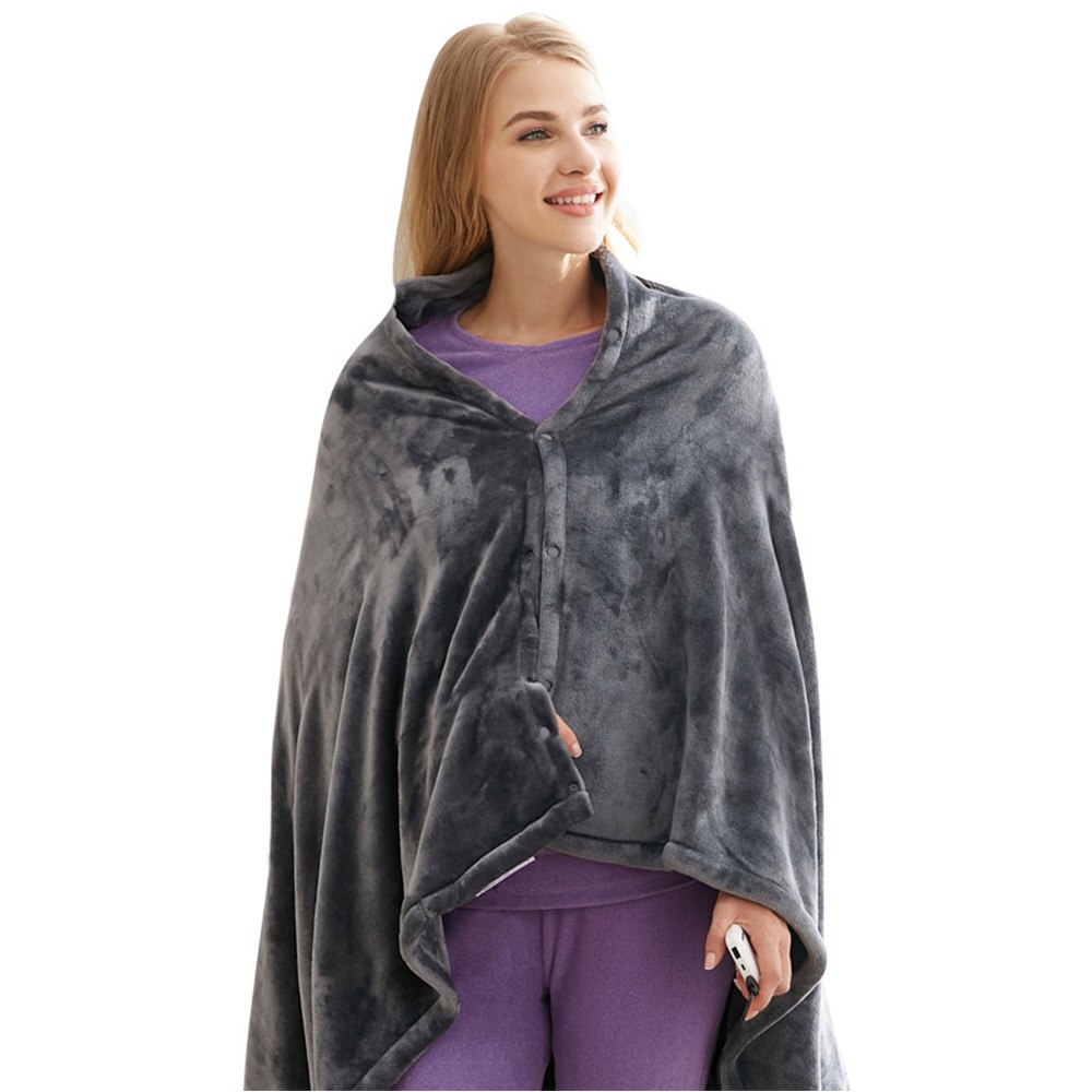 Winter Warme Elektrische Heizung Decken Erwachsene Bademantel Sofa Gemütliche Decke Sweatshirt fest Plüsch Korallen Vlies Decken Outwears: Ursprünglich Titel