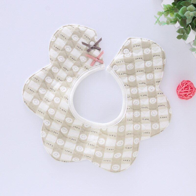 Blume Baby Lätzchen Neugeborenen Bavoir Bandana Weiche Runde 360 Grad Rotierenden Kleinkind Bib Infant Spucktücher Fütterung Schal