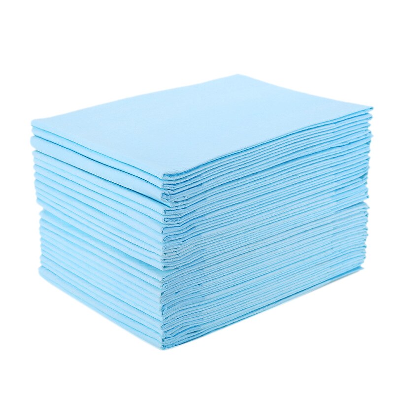 35 Pecies/Pack coussin de soins pour adultes, couches d'allaitement jetables, 60X60cm, tapis de vêlage maternels: Blue