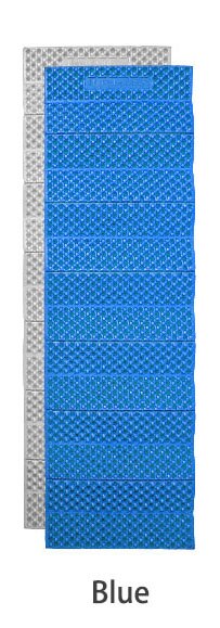 Esterilla ultraligera para acampar, colchoneta plegable de espuma para exteriores, Picnic, senderismo, equipo de senderismo, impermeable: Blue