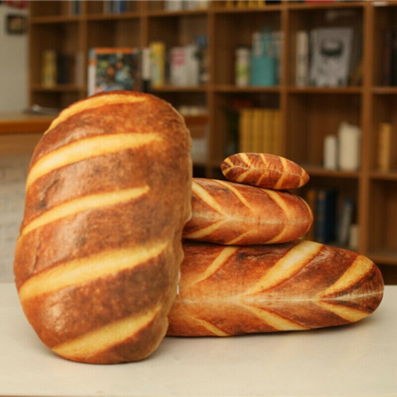 Zimmer Dekor Brot Kissen Plüsch Spielzeug Simulation Büro Kissen freundlicher Geburtstag Brot bilden Kissen Weiche Lenden Zurück Kissen