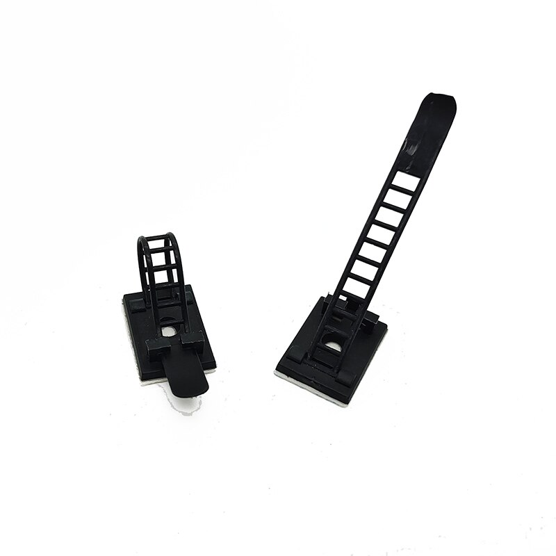 100pcs Adjustable Plastic Cable Tie Mount Holders CL-2 Wire Clamp Fix Clip Cable Manager Organizer CL-3 for Home Office
