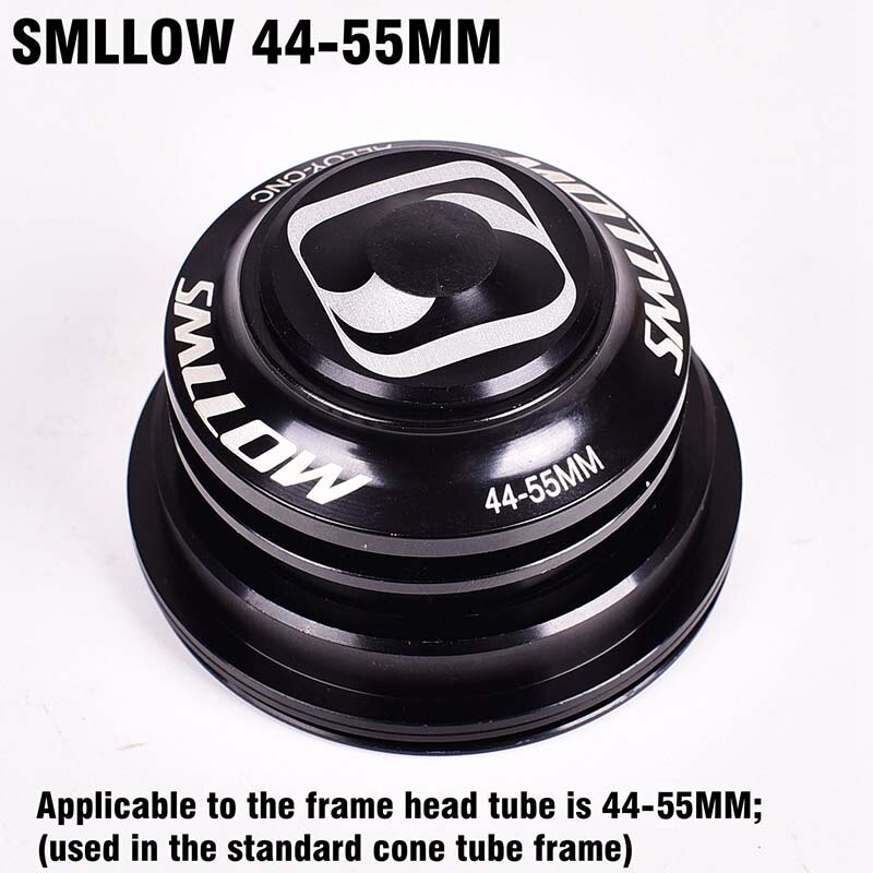 Sykkelhodesett 34mm 44mm 55mm 56mm cnc 1 1/8 " -1 1/2 " 1.5 konisk 28.6 rett rørgaffel innvendig vinkelkontaktlager: 44-55mm