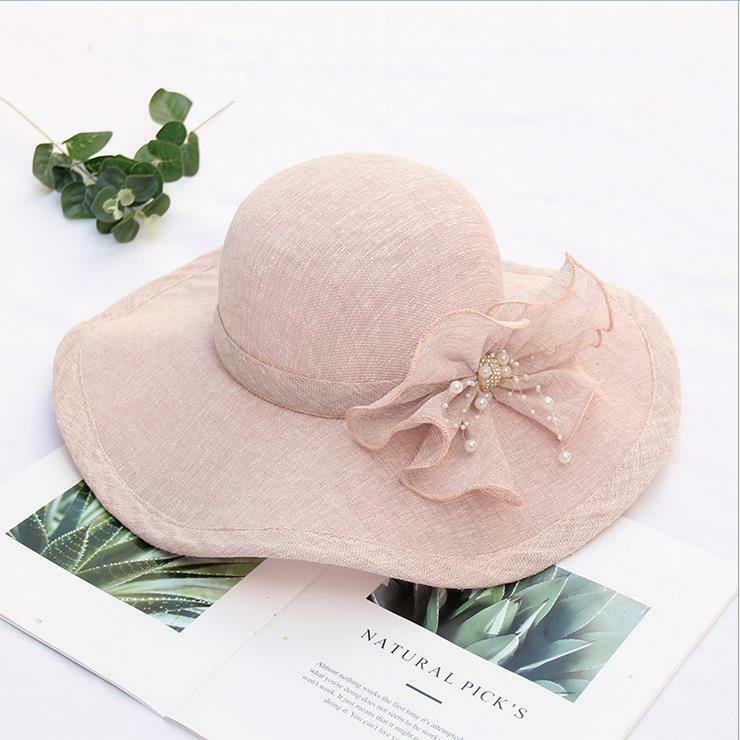 Dames Vrouwen Zomer Mode Boho Grote Floppy Opvouwbare Brede Rand Cap Zon Stro Strand Hoed