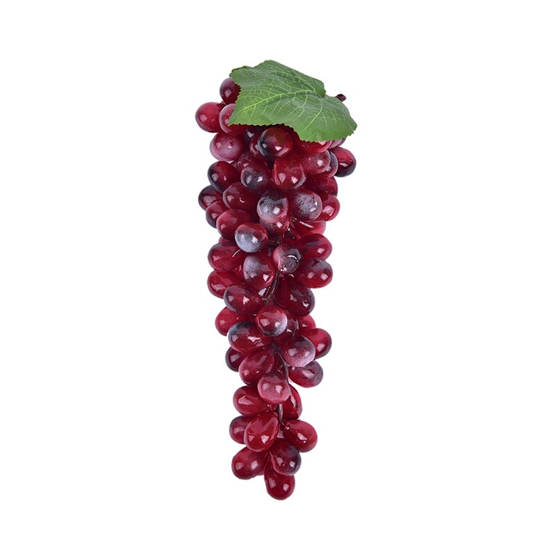 Diy Kunstmatige Vruchten Opknoping Kunstmatige Druiven Plastic Nep Fruit Voor Huis Tuin Decoratie Wedding Party Kerst Supplies: purple
