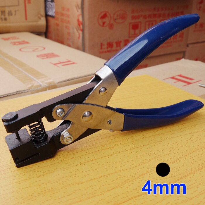 Perforadora de pvc para tarjetas, perforadora de ranura, tamaño del agujero 2mm 3mm 4mm 5mm 6mm: 4mm rould hole