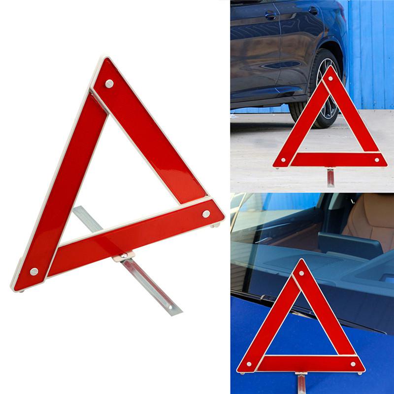 Auto Emergency Afbraak Gevarendriehoek Rode Reflecterende Veiligheid Opvouwbare Parking Stander Stop Board Auto Statief Houder