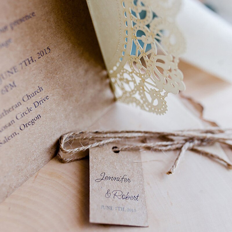Kleine Kaart Custom Print Bruiloft Wenskaart Wit Print Uitnodiging Uitnodigingskaart