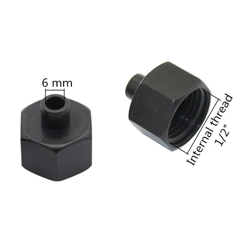4 Pcs 1/2" Internal Thread to Outter/Inner Diameter 6mm Connector Garden Water Connectors Irrigation Nozzles Sprinkler Fittings: Inner diameter 6mm
