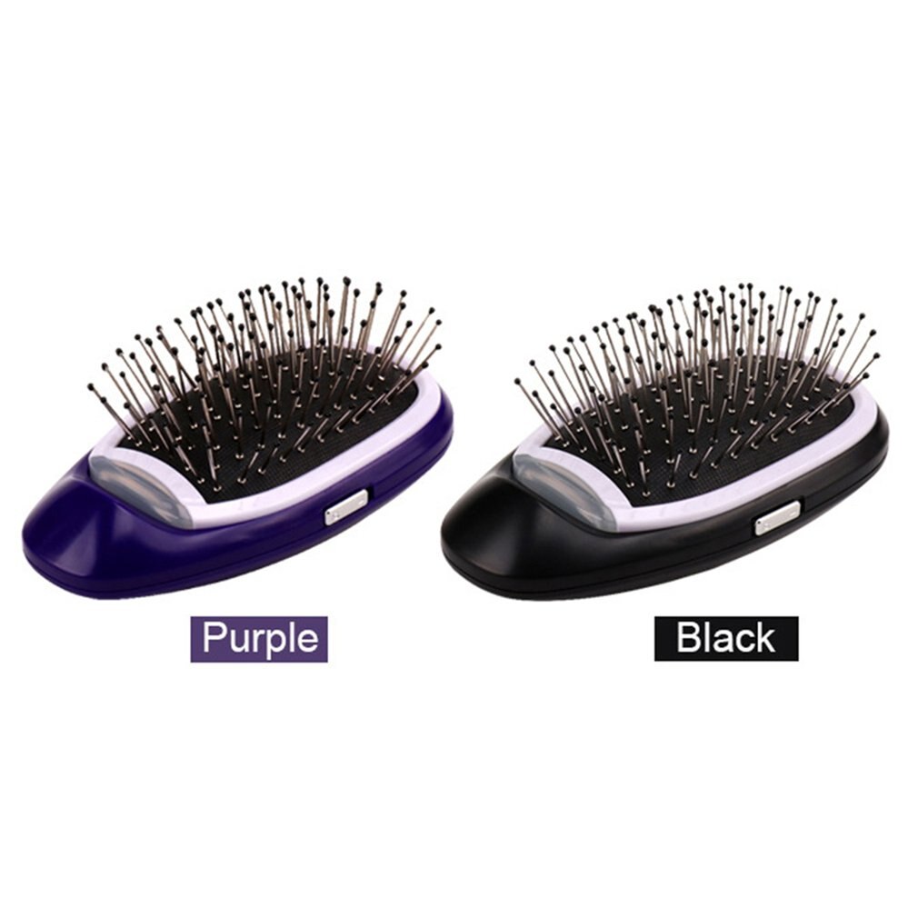 Peine alisador de cabello de iones negativos portátil, antiestático, cepillo eléctrico iónico, peine de peluquería