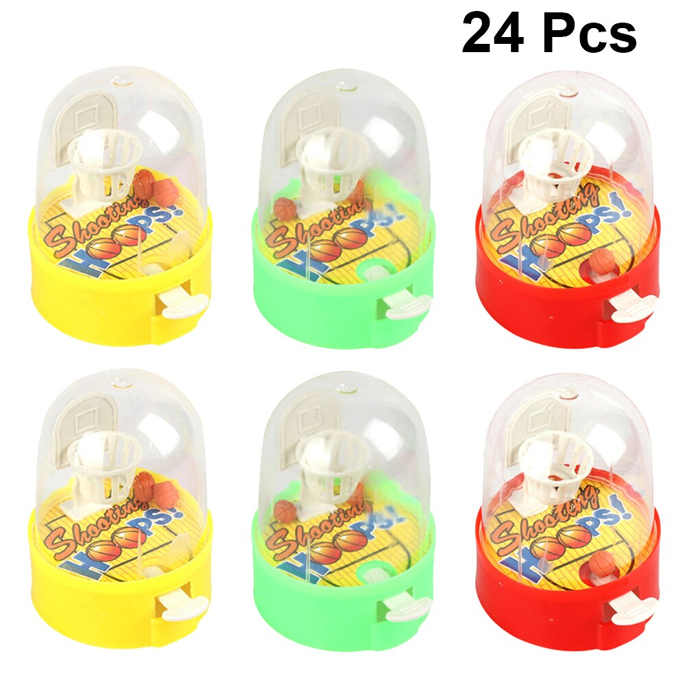 24Pcs Vinger Basketbal Mini Basketbal Spel Basketbal Shooting Game Voor Kinderen