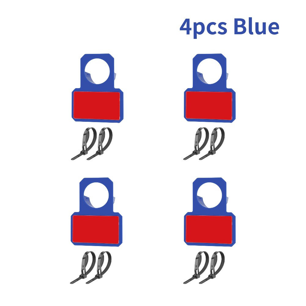 Soporte para tubería de piscina, accesorio para Bestwa Intex, salida de manguera sobre el suelo con brida de cables, 2-10 piezas, 30-38mm: 4pcs Blue